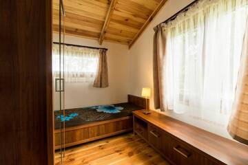 Фото номера Шале с одной спальней Отель Rytebłota Resort &amp; Spa г. Zbiczno 3