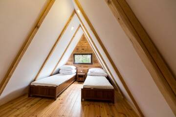 Фото номера Шале с двумя спальнями Отель Rytebłota Resort &amp; Spa г. Zbiczno 3